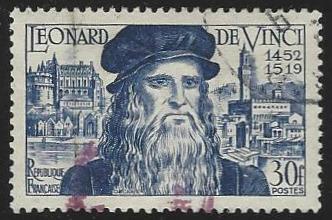 France #682 Used Leonardo Da Vinci (U5)