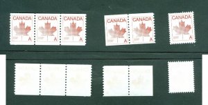 Canada. 1981 Stamp  lot. 1-2-3 StampMaple Leaf MNH.  ( $ 0.30 )  Sc# 907