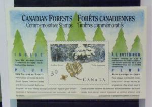 CANADA   S/S   MNH Scott # 1283a   Majestic Forests of Canada Acadian  CV$ 15.00