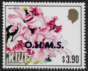 Niue #O13 MNH Stamp - Flowers Official
