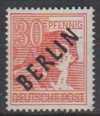 (DE 10425) Mi: 11  1948  U/m Cat €  6.00 signed Schlegel