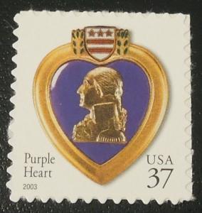 2003 37c Purple Heart Scott 3784 Mint NH