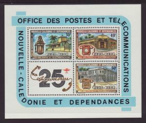 New Caledonia 488a Telephone Souvenir Sheet MNH VF