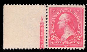 MOMEN: US STAMPS #267a PINK MINT OG NH VF/XF LOT #87407*