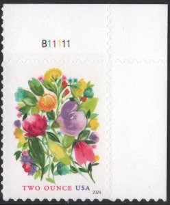 SC#5850 (Forever 2 Oz.) Wedding Blooms Plate Single (2024) SA