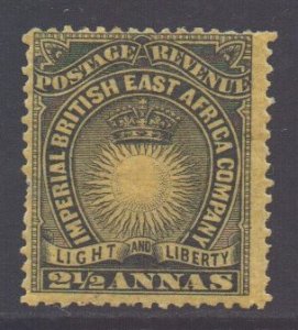 KUT British East Africa Scott 17 - SG7c, 1890 Victoria 2.1/2a MH*