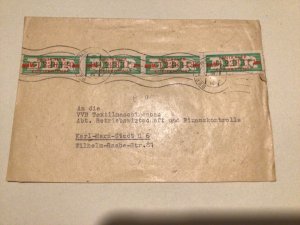 German Democratic Republic 1960 official courier stamps postal cover Ref 66606
