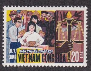 Viet Nam (South) # 350, Voters - Scales of Justice, NH, 1/3 Cat