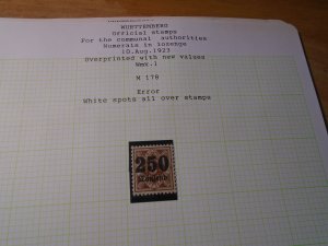 Wurttemberg  #   O83   Mint /