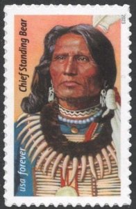 SC#5798 (Forever) Chief Standing Bear Single (2023) SA