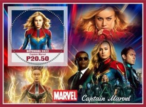 Stamps.Cinema. Marvel 2022 year  6 sheets perforated