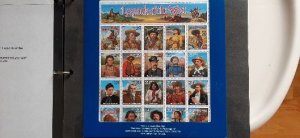 US Scott 2870; Recalled Legends sheet; MNH, VF