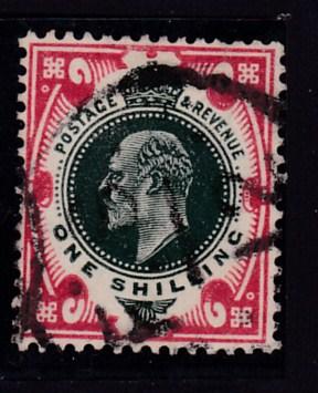 Great Britain 1902 King Edward VII 1shilling    F/VF/Used(*)