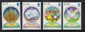 MONTSERRAT SG975/8 1995 ANNIVERSARY OF THE UNITED STATES MNH