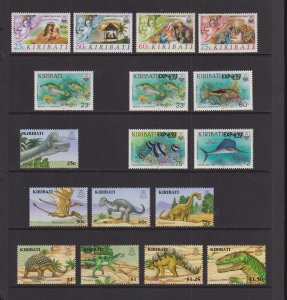 Kiribati - 4 Mint, NH sets, cat. $ 28.50