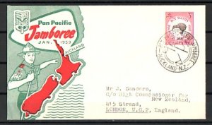 New Zealand, Scott cat. 326. Pan-Pacific Scout Jamboree. First day cover. ^