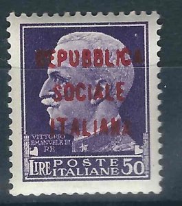 Italy Socialist Republic SAGGI Sas P4 Local MNH VF 1944 SasCV €5500
