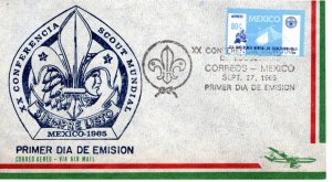 Mexico 1965 Sc C305 FDC-1
