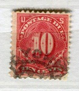 USA; 1890s early classic Postage Due fine used shade of 10c. value