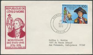 Ivory Coast, First Day Cover, Sports