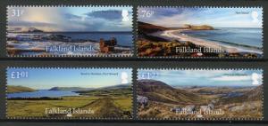 Falkland Islands Landscapes Stamps 2018 MNH Fox Bay Tourism Nature 4v Set