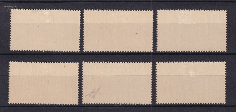 1938 - VATICAN - Scott #55-60 - MH*