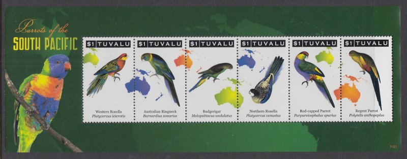 Tuvalu 1168 Birds Souvenir Sheet MNH VF