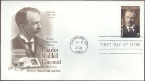 #4222 Charles W. Chesnutt Artcraft FDC