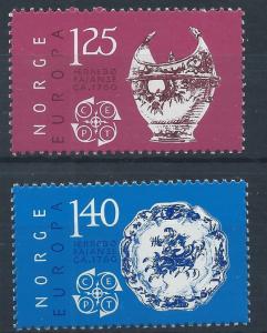 NORWAY 1976 SG757-758 Europa CEPT Set Mint MNH