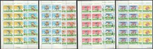 Rm072 1990 Romania Football World Cup Italy Michel 58 Euro #4594-01 10Set Mnh