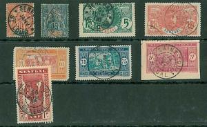 14795   SENEGAL : SMALL LOT OF USED STAMPS