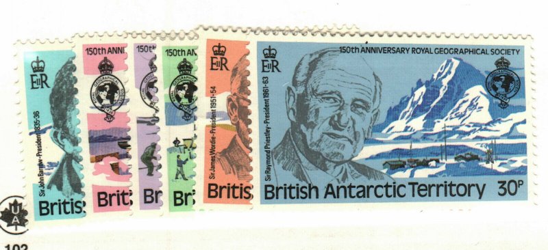 British Antarctic Territory #76-81 MNH