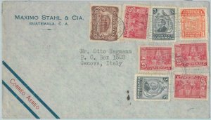 81675 - GUATEMALA -  POSTAL HISTORY -  AIRMAIL COVER to ITALY 1947