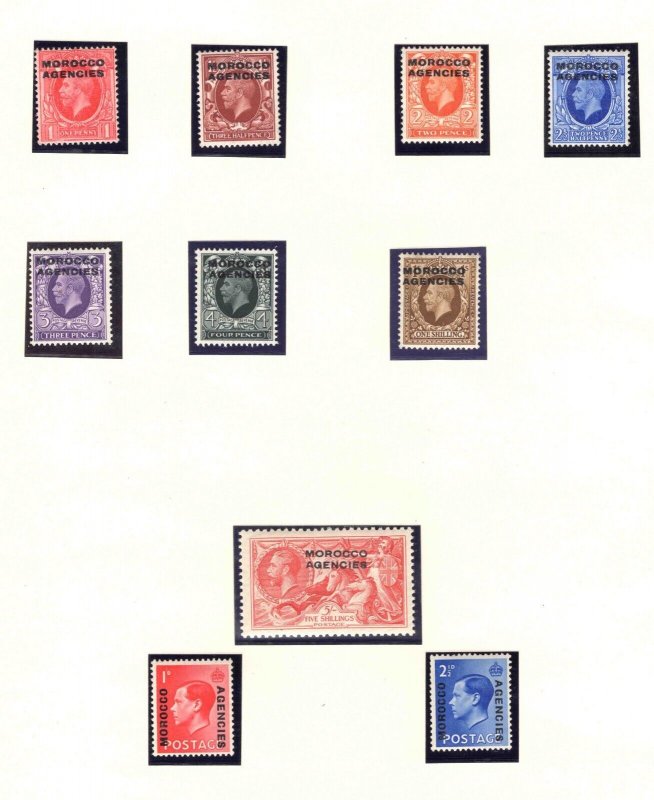 MOMEN: MOROCCO AGENCIES MINT COLLECTION OG H CAT. £600 LOT #66693*