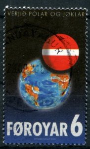 Faroe Islands Sc#508 Used, 6k multi, Global Warming Awareness Campaign (2009)