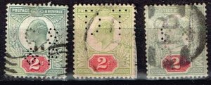 Great Britain 1902,Sc#127used, King Edward VII, with perfin