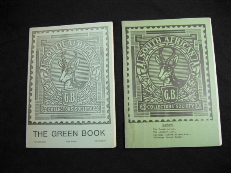 GREEN BOOK (1986) & CONSTITUTION OF THE  SOUTH AFRICA COLLECTORS SOCIETY