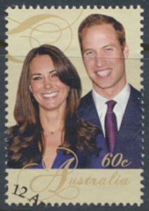 Australia SC# 3447 SG 3588 Royal Wedding  Used with fdc see details & scans