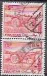 Pakistan #468 pair.  Used. Tractors, Farming, Agriculture