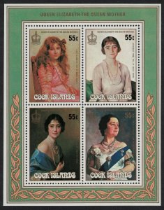 Cook Is. 86th Birthday of Queen Elizabeth the Queen Mother MS 1986 MNH