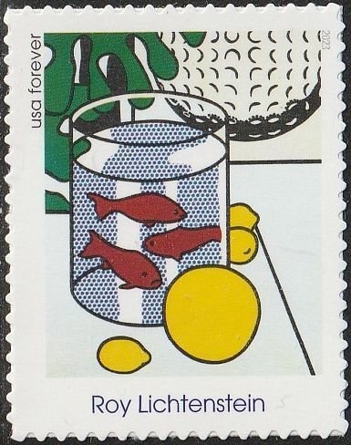 5795 MNH single, Still Life with Goldfish, 1972, Roy Lichtenstein