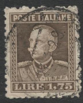 Italy - Scott 193 - Definitive Issue -1927 - Used - Single 1.75c Stamp