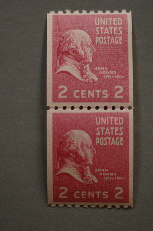 United States #850 Coil Line Pair MNH
