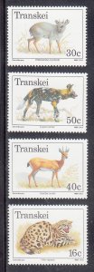 South Africa (Transkei) Scott #211-214 MNH