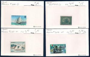 WORLDWIDE Topical Ships (66) Different Sets Mint & Used