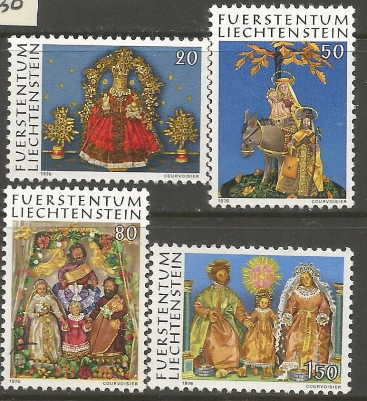 LIECHTENSTEIN 610 MNH, MONASTIC WAX WORKS