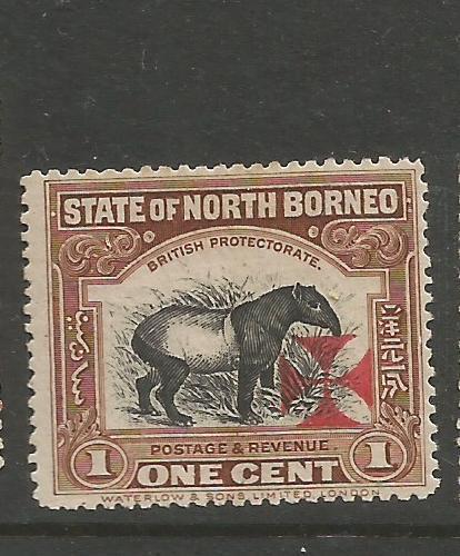 North Borneo SG 202 MOG (5cwt)