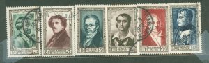 France #B258-63 Used Single (Complete Set)