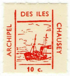 (I.B) France Cinderella : Isle of Chausey Local Post 10c