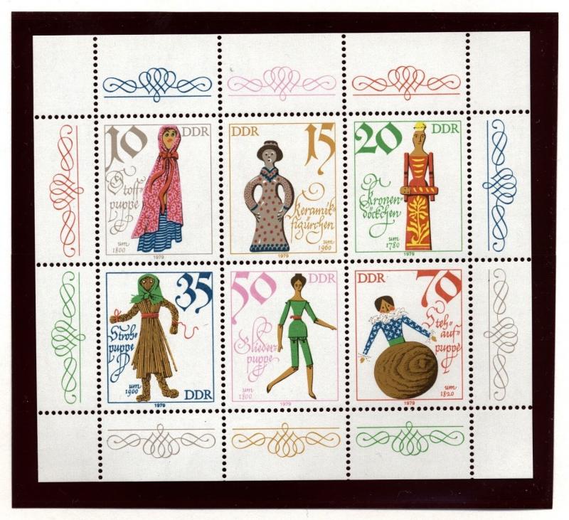 Germany DDR Mint Never Hinged Topical collection in Mounts